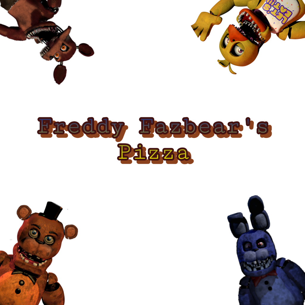 Freddy Fazbear's Pizza Poster Fnaf - Cartoon (1024x1024), Png Download