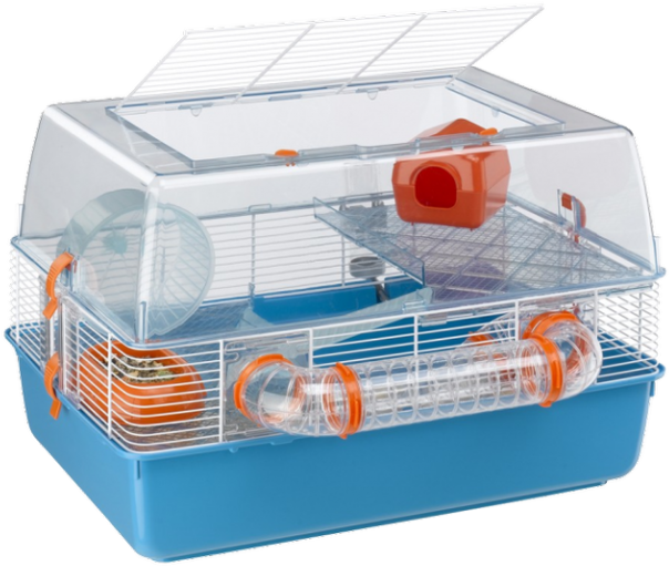 Jaula Hamster 1 - Ferplast Hamster Cage (622x535), Png Download