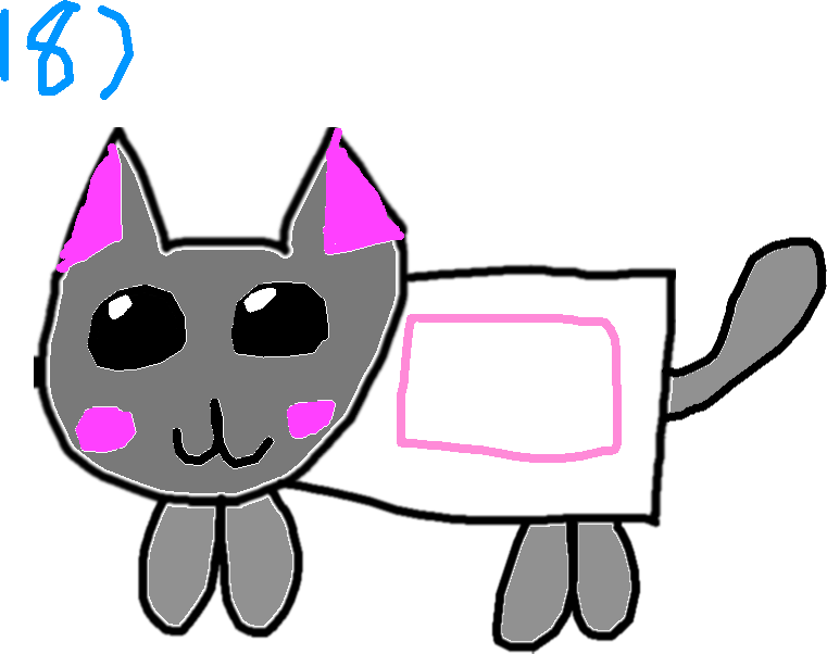 Nyan Cat - (761x602), Png Download