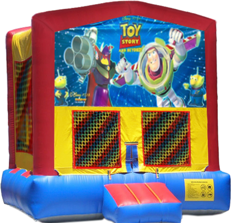 Buzz Lightyear Modular Bounce House - Descendants Bounce House (750x725), Png Download