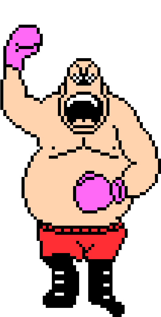 King Hippo - King Hippo Punch Out (580x1060), Png Download