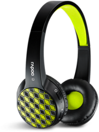 Rapoo S100 Bluetooth Stereo Headset & Mic Black - S100 Bluetooth Stereo Headset & Mic Black (700x700), Png Download