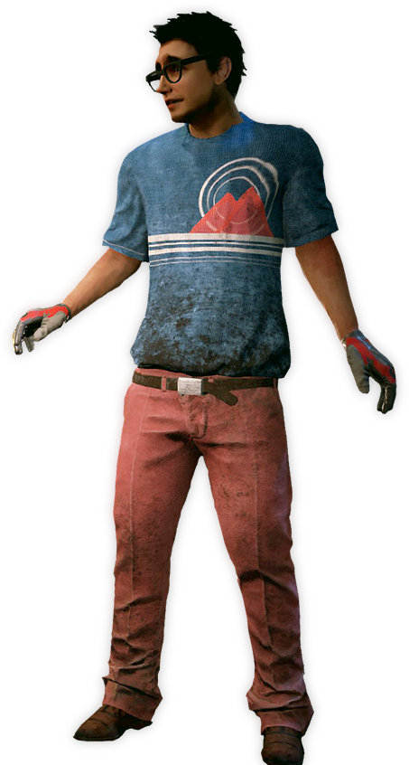 Dwight Fairfield 80s - Dead By Daylight Dwight Fairfield Png (453x846), Png Download