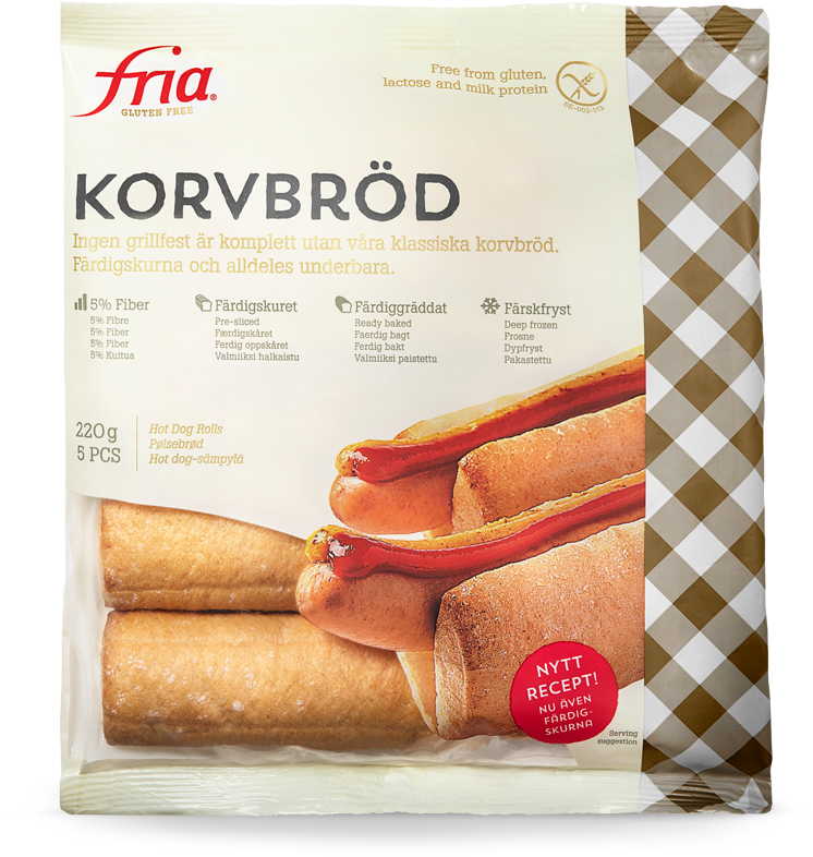 Gluteeniton Hot Dog Sämpylä (800x800), Png Download