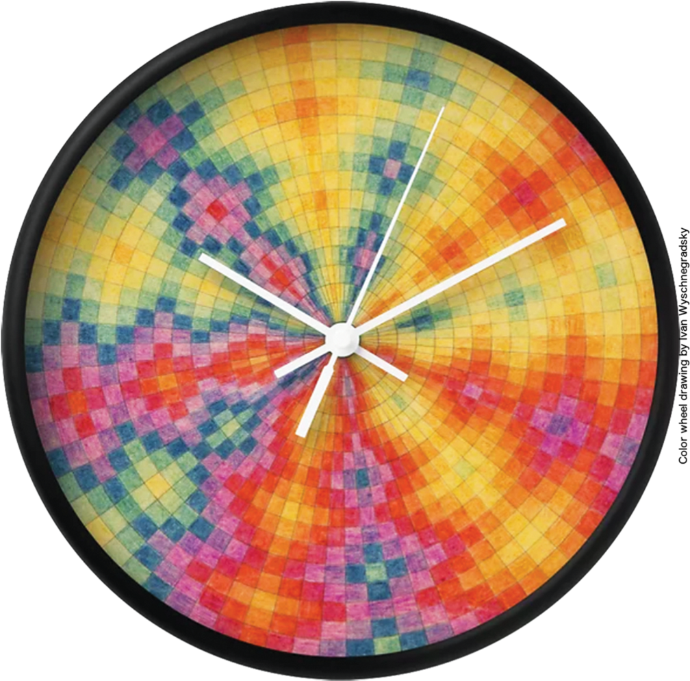 Om Festival 24 Color Wheel Clock, Ltd - Circle (1024x1024), Png Download