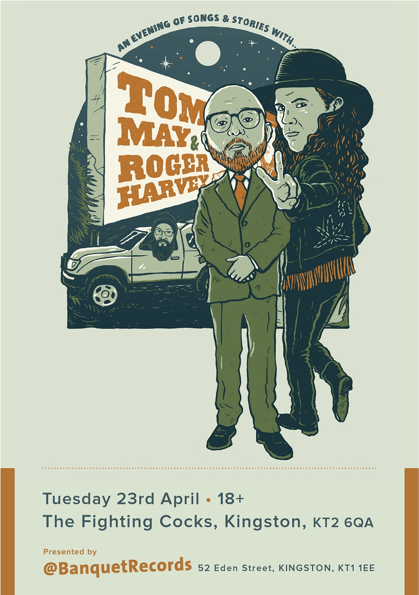 Tom May / Roger Harvey Tuesday 23rd April At The Fighting (1200x1200), Png Download