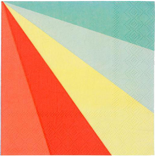 Color Wheel Napkins- Small - Triangle (1000x1000), Png Download