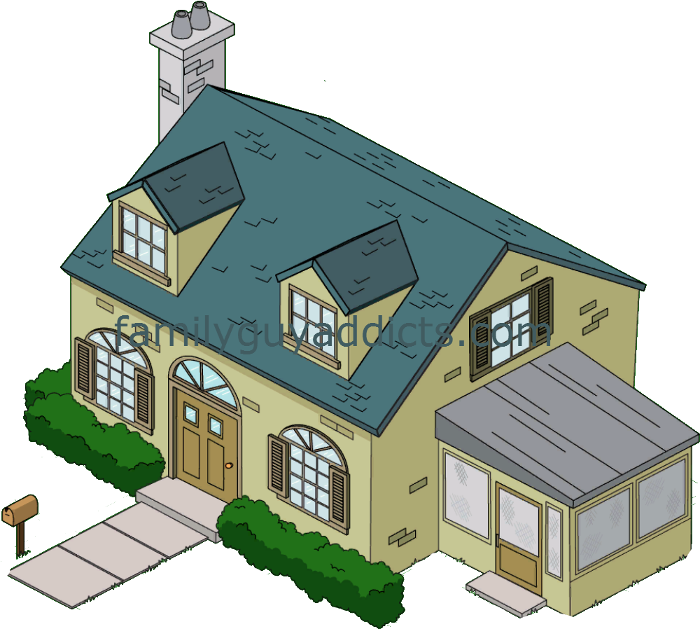 Olivias-house - House (1029x938), Png Download