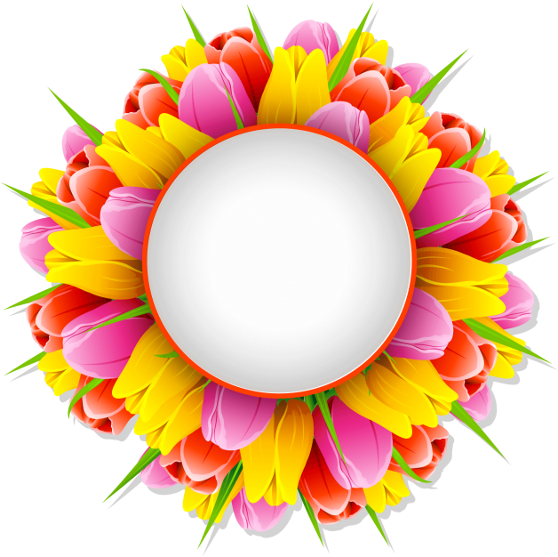 Flower Cartoon Greeting Card Png Image Free Download - Скидки На 8 Марта (715x715), Png Download
