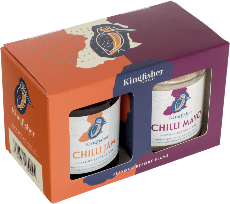 Kingfisher Chilli Jam And Chilli Mayo Gift Box - Box (960x960), Png Download