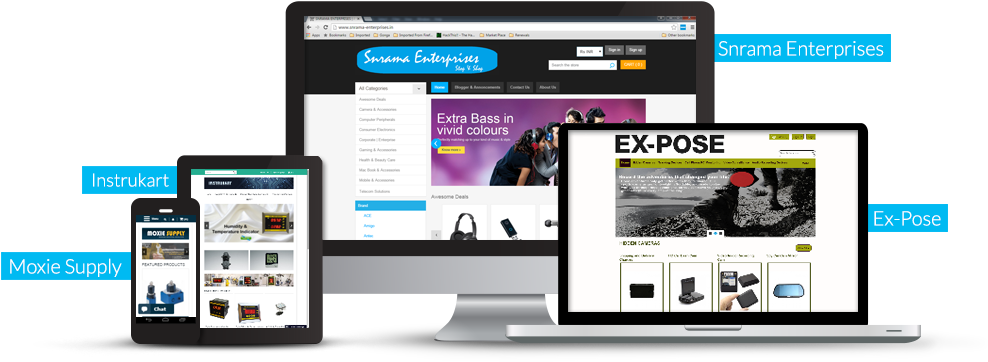 Popular Electronics Brands Powered By Zepo - Electronic Website (1200x500), Png Download