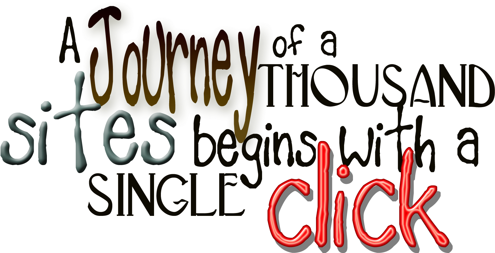 Word Art 101 Scraps Of Mind - Scrapbook Word Art (1732x886), Png Download