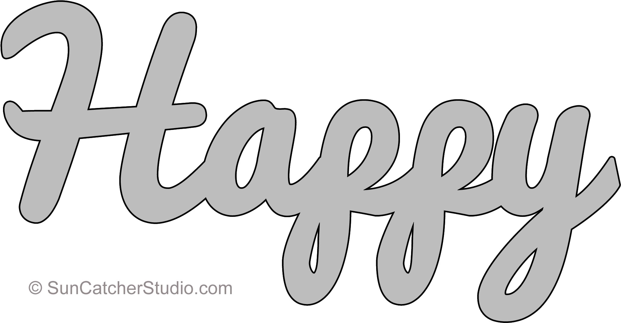 Happy Pattern - Template (2100x1164), Png Download