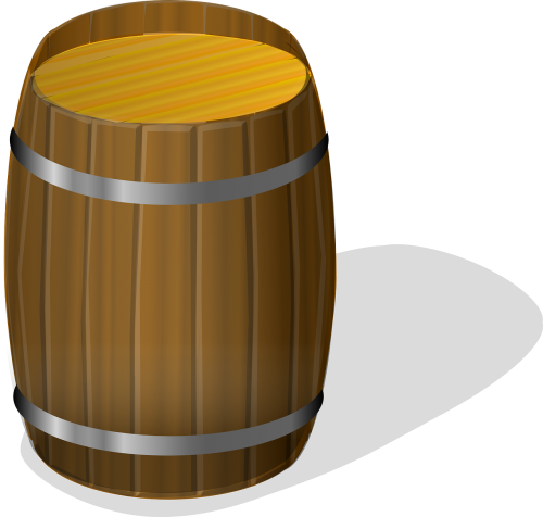 Barrel Clipart (500x476), Png Download