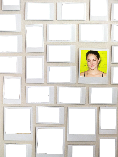 Polaroid Templates (500x664), Png Download