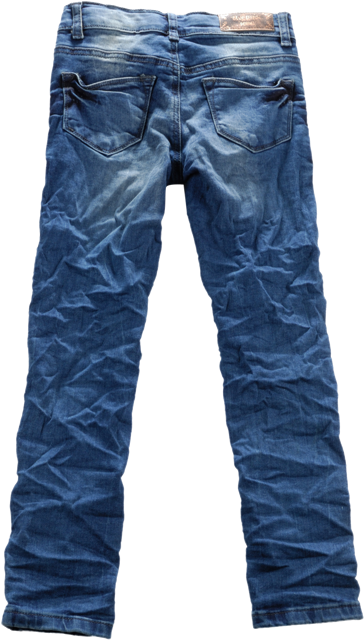 Blue Effect Mädchen Jeans Super-röhre Mittelblau - Pocket (364x640), Png Download