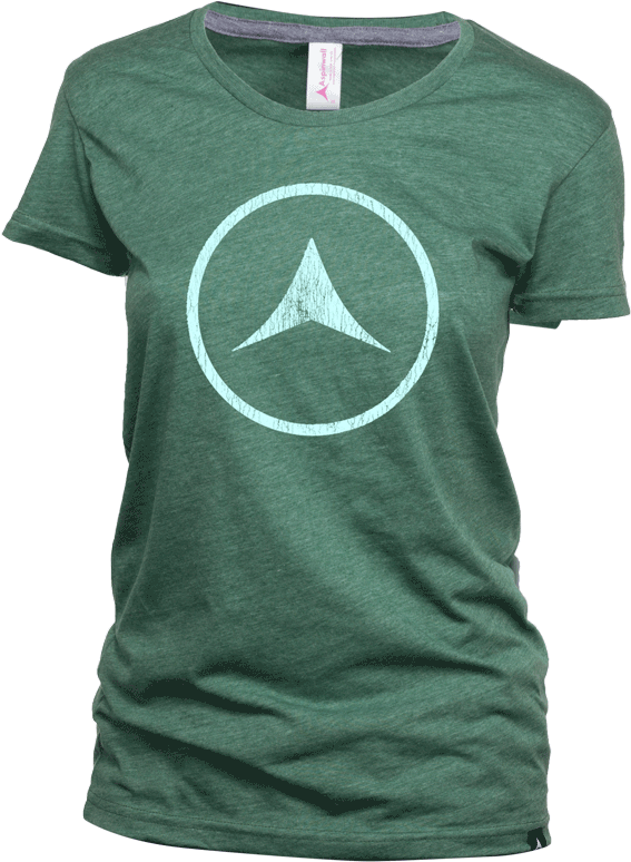 Aspinwall Distressed Icon Womens T Shirt Pine 2 - Active Shirt (672x800), Png Download
