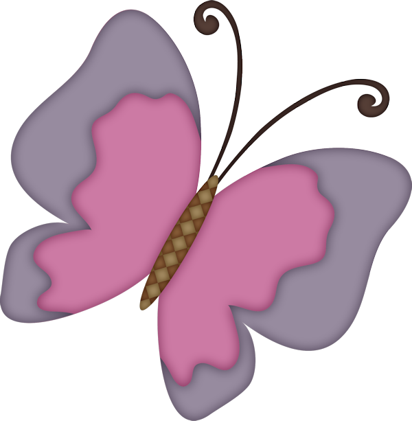 Clipart Butterflies - Butterfly (600x613), Png Download