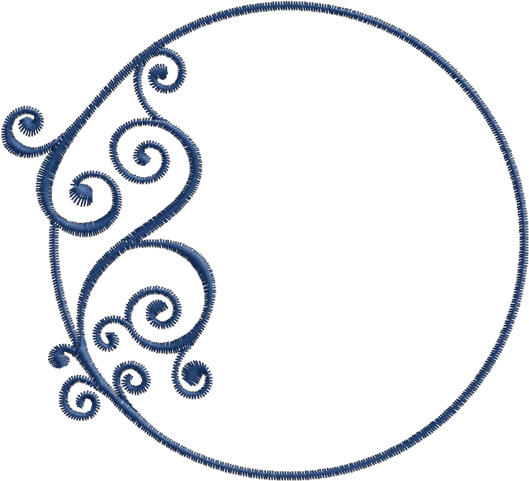 Moldura Ornamento - Embroidery (600x600), Png Download
