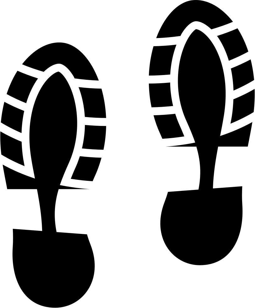 Footprints Comments - Free Footprint (812x981), Png Download