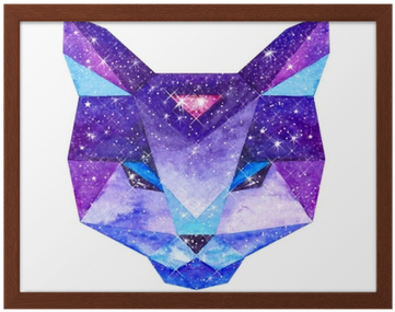 Watercolor Cosmic Animals - Art Print: Librebird's Watercolor Cosmic Animals. Hand (400x400), Png Download