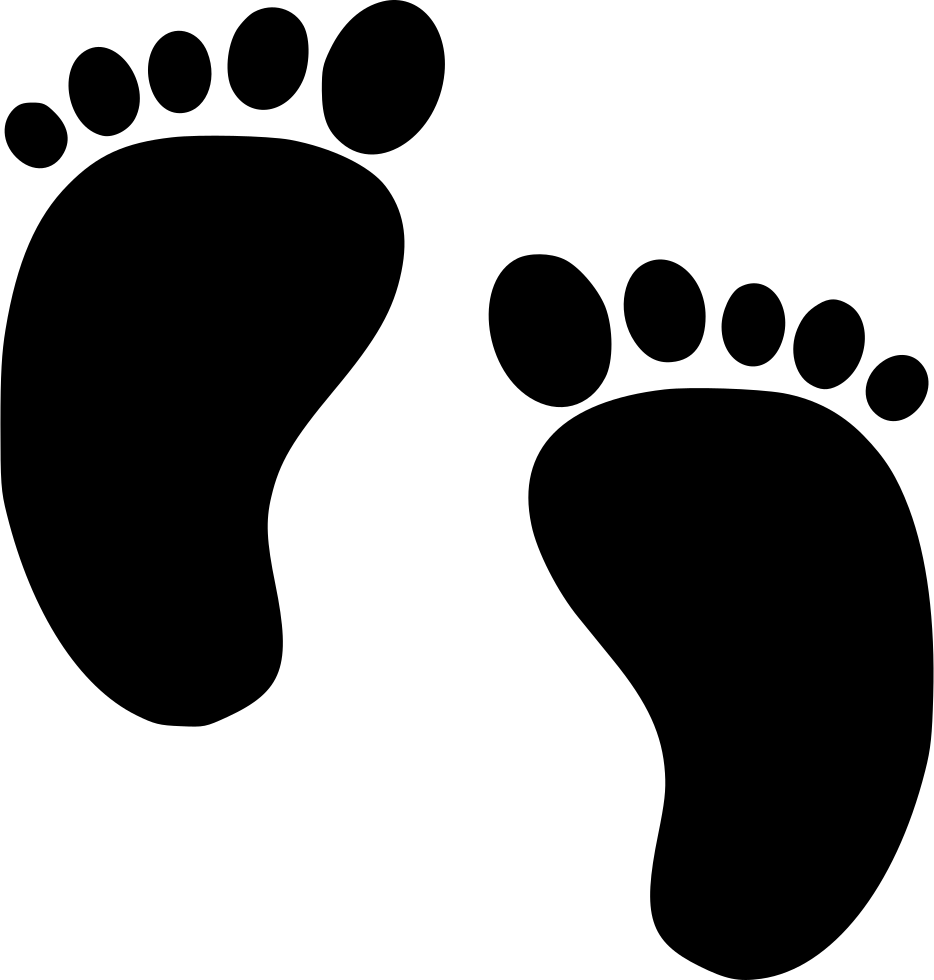 Picture Free Library Feet Svg Png Icon Free Download - Baby Feet Svg File (934x980), Png Download