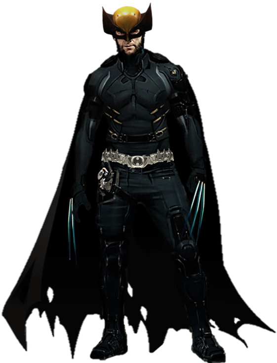 Hugh Jackman As Dark By Gasa On - Dark Claw Png (561x735), Png Download