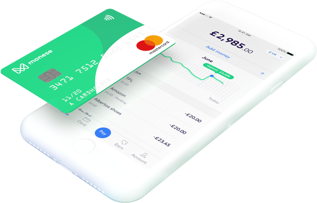 Fast And Free Account Opening - Monese (640x480), Png Download