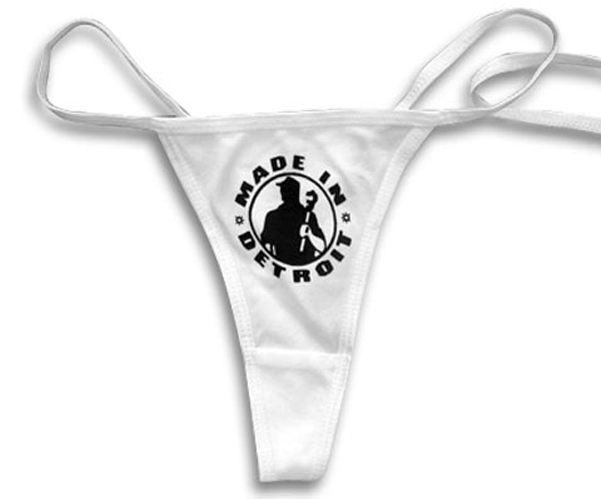 Thong - Underwear - Made In Detroit Red & Black Pint Glass (600x730), Png Download