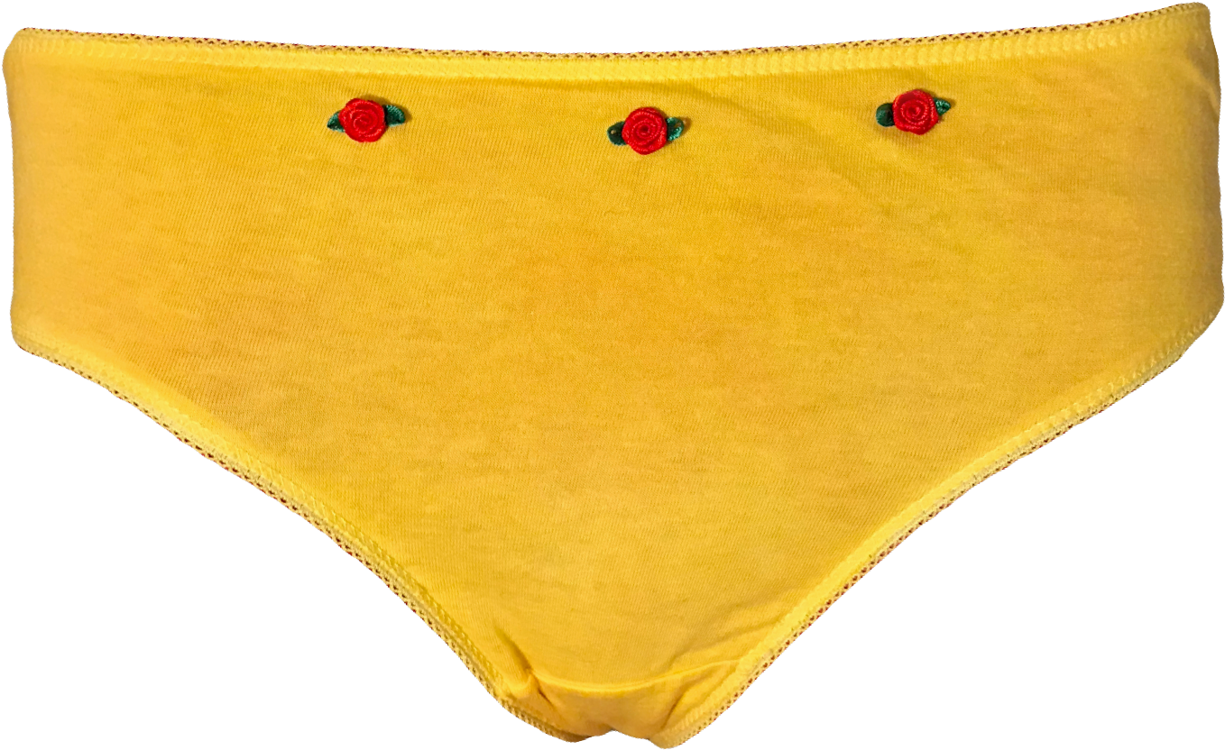 Yellow Rose Panty - Panties (1500x2000), Png Download