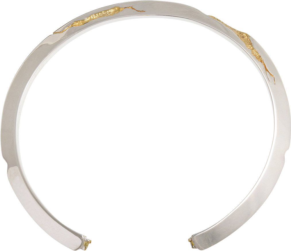 Buy Cracked Gold Triangle Bracelet And Cracked Triangle - Bangle (1024x900), Png Download