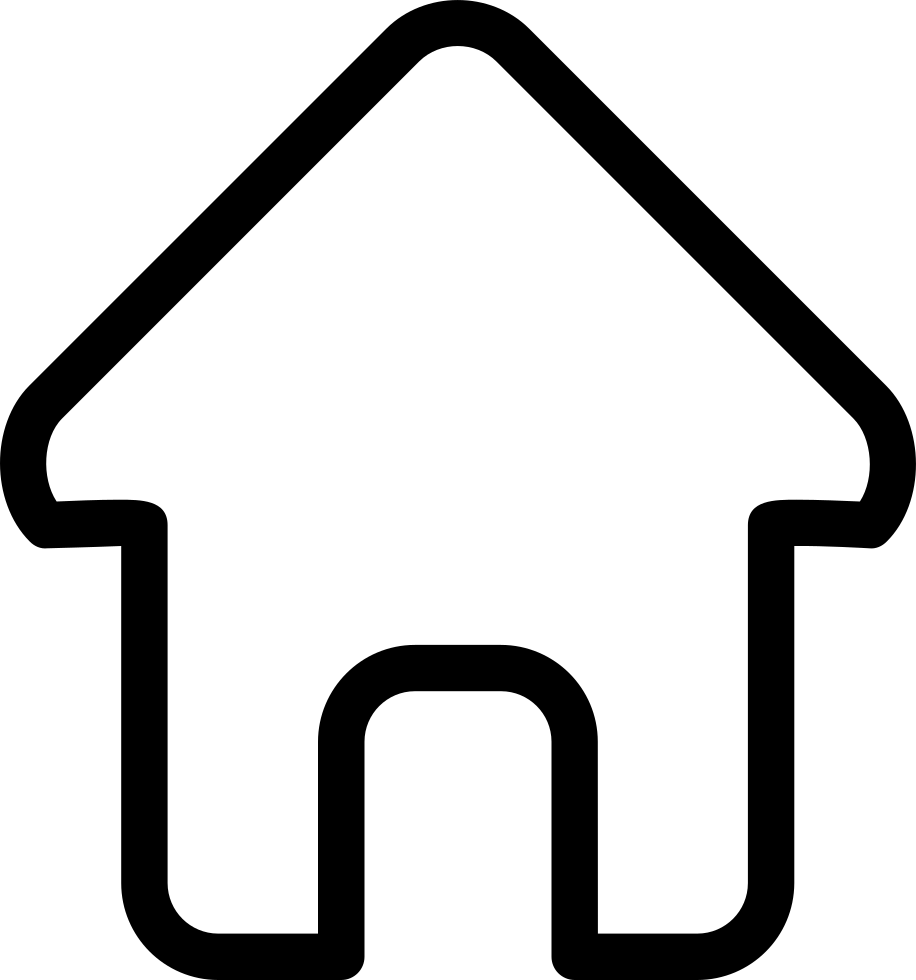 Download House Outline - - Transparent Background Home Icon Png - HD ...
