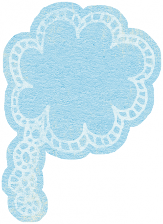 Zentangle Think Cloud - Doily (333x456), Png Download