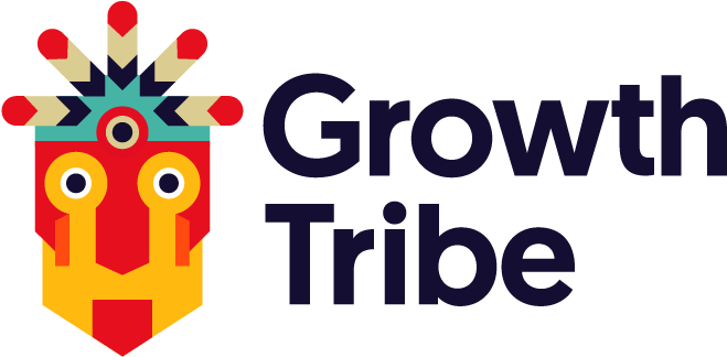 Growth Tribe Logo (668x337), Png Download
