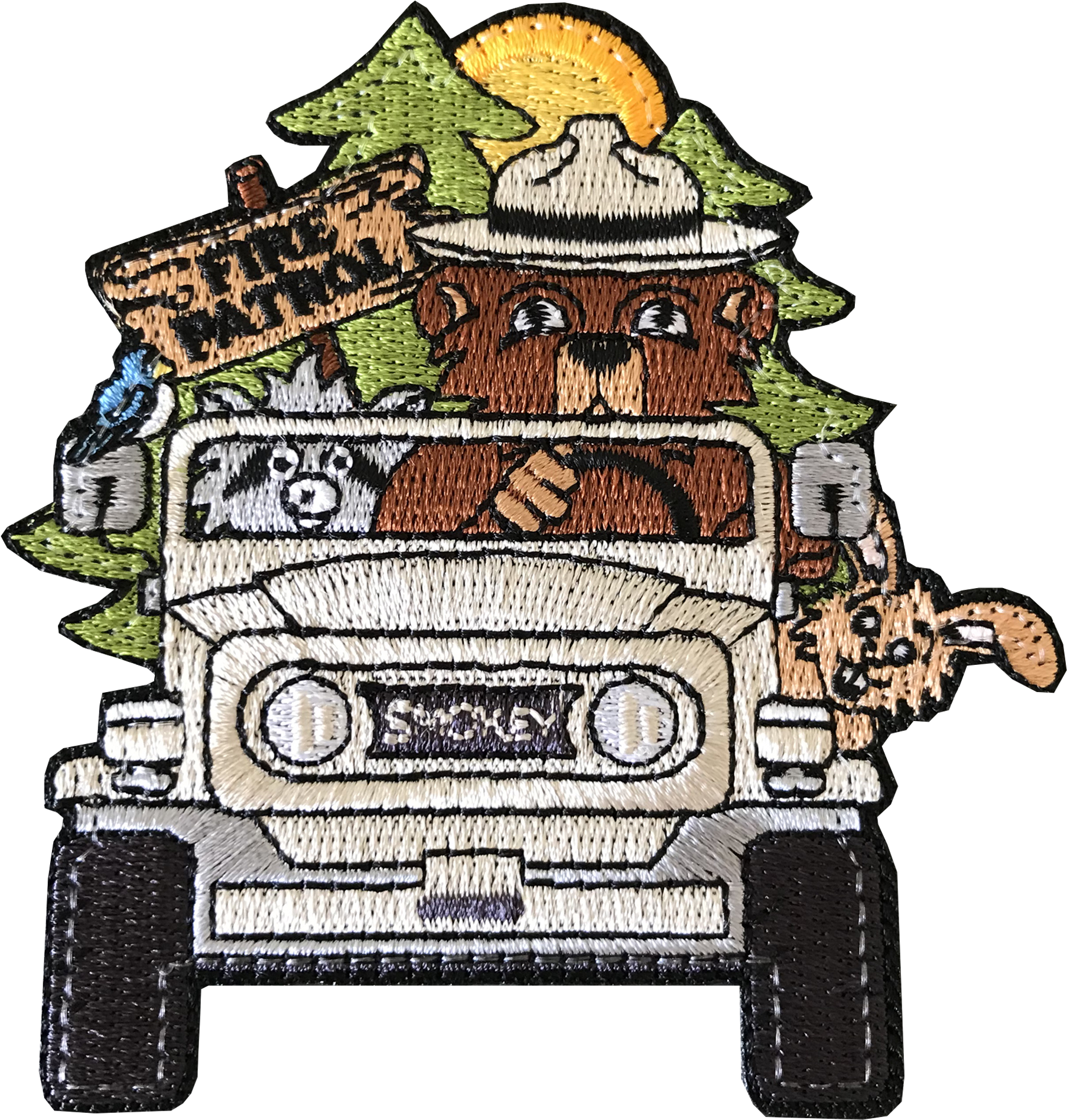 Smokey Bear Fj40 - Toyota Land Cruiser (j40) (2000x2000), Png Download