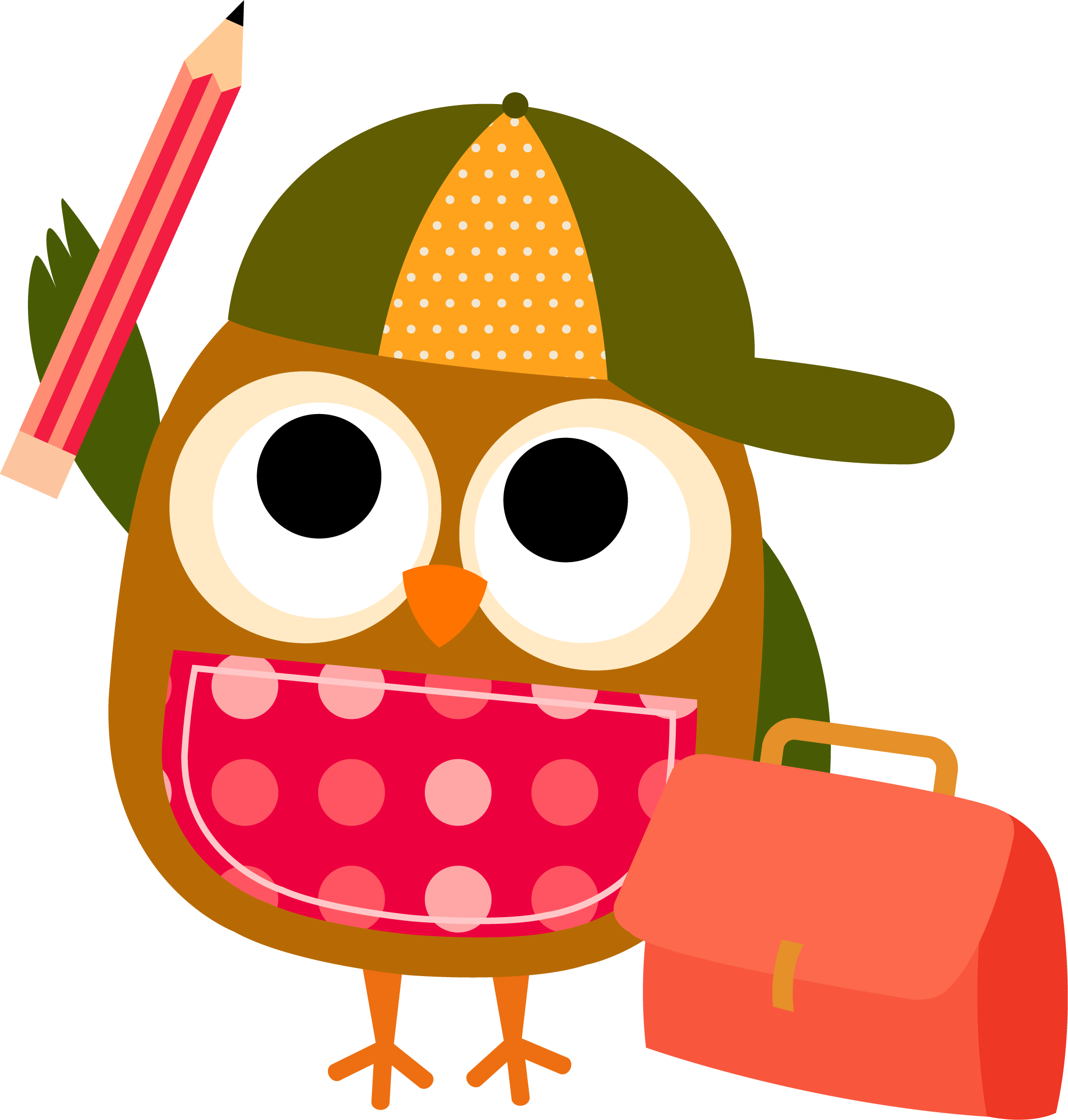 Reading Owl Clipart Collection - Owl School Clip Art (2064x2164), Png Download