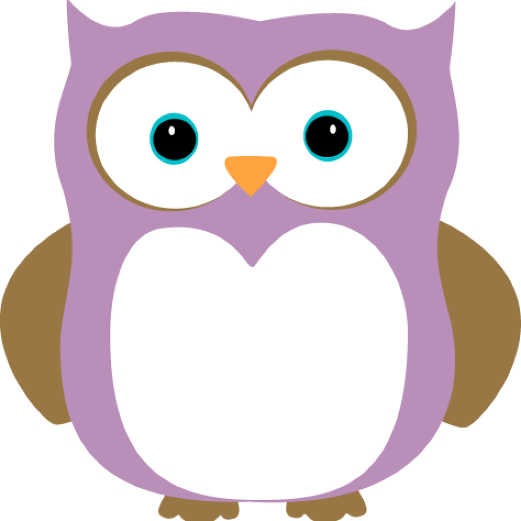 Purple And Brown Owl - Purple Owl Clipart (474x479), Png Download