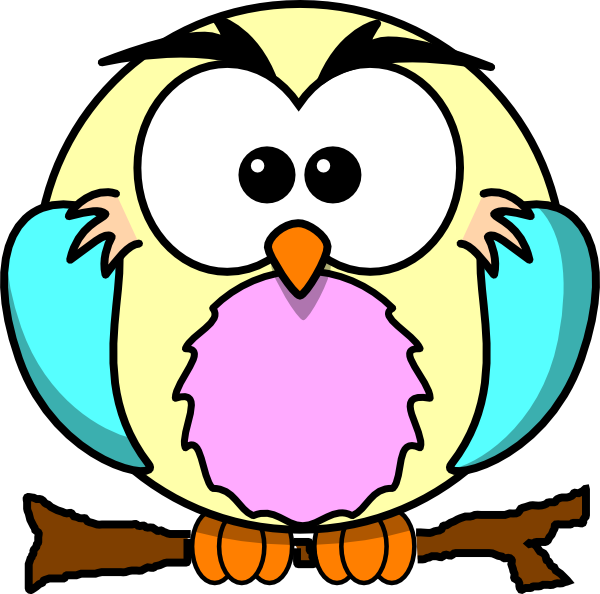 Cute Owl Free Clipart - Birds Clipart Transparent Black And White (600x594), Png Download
