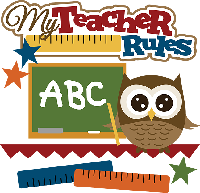 My Teacher Rules (648x625), Png Download