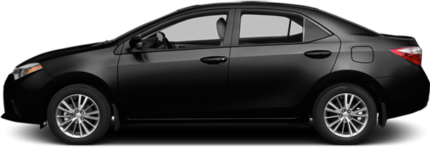2014 Toyota Corolla - Black Chevy Cruze 2017 (690x267), Png Download