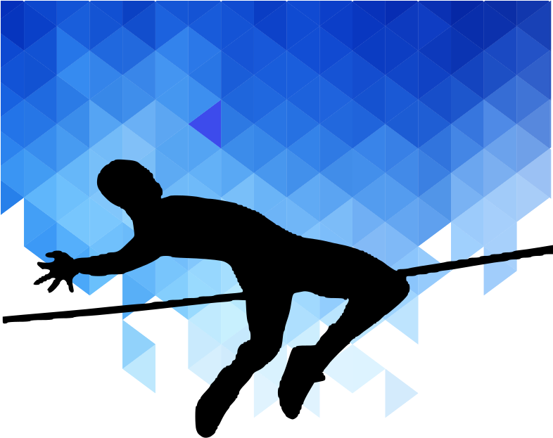 High Jump - High Jump Silhouette (785x694), Png Download