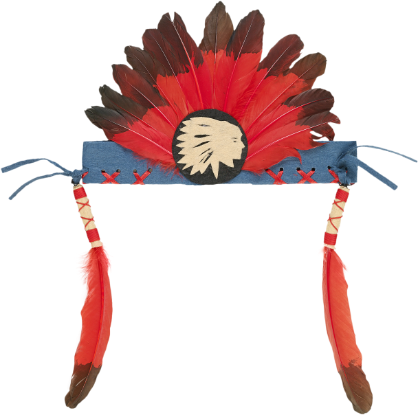 Indian Feather Headband Png (650x866), Png Download