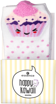 Happy Kawaii Socks 01 Muffin Compares To You - Essence Kawaii (350x350), Png Download