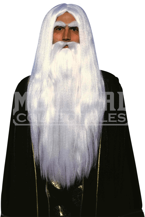 White Long Beard (850x850), Png Download