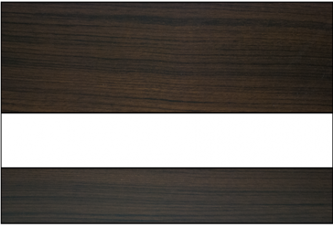 Scott-ply Woodgrain Walnut/white/walnut 1/8" Engraving - Drawer (500x588), Png Download