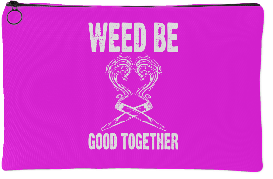 Weed Be Good Together Stash Bag - Lacrosse (1024x1024), Png Download
