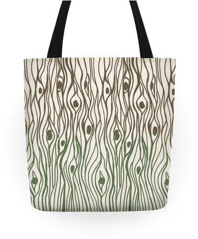 Wood Grain Pattern Tote - Wood Grain Pattern Tote Bag: Funny Tote Bag From Lookhuman. (484x484), Png Download