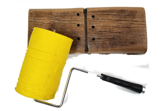 Wood Grain Texture Roller - Wood (650x432), Png Download