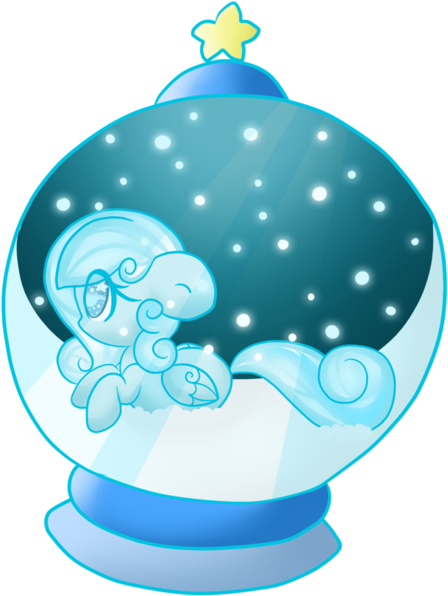 Snowglobe Drawing Pinterest Banner Royalty Free Stock - My Little Pony: Friendship Is Magic (820x975), Png Download