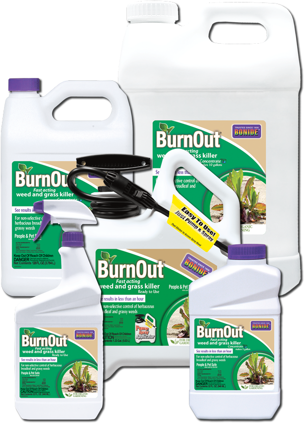 Burnout® Zoom - Burn Out Weed And Grass Concentrate Killer, 1 Gallon, (686x900), Png Download